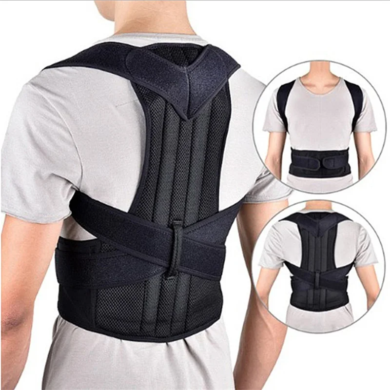 

Hot Breathable Back Support Brace Vest for Women Men Correct Posture Upper Shoulder Corrector Dropshipping