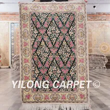 Yilong 2'x3' турецкие шелковые ручные ковровые ковры ручной работы ковры персидские шелковые(SL912A2x3