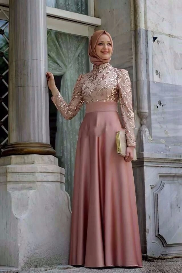 2019 Muslim Evening Dresses Long Sleeves Pink Embroidery Hijab Islamic Dubai Abaya Kaftan Long Evening Gown Prom Dress 2019 Muslim Evening Dresses Long Sleeves Pink Embroidery Hijab Islamic Dubai Abaya Kaftan Long Evening Gown Prom Dress