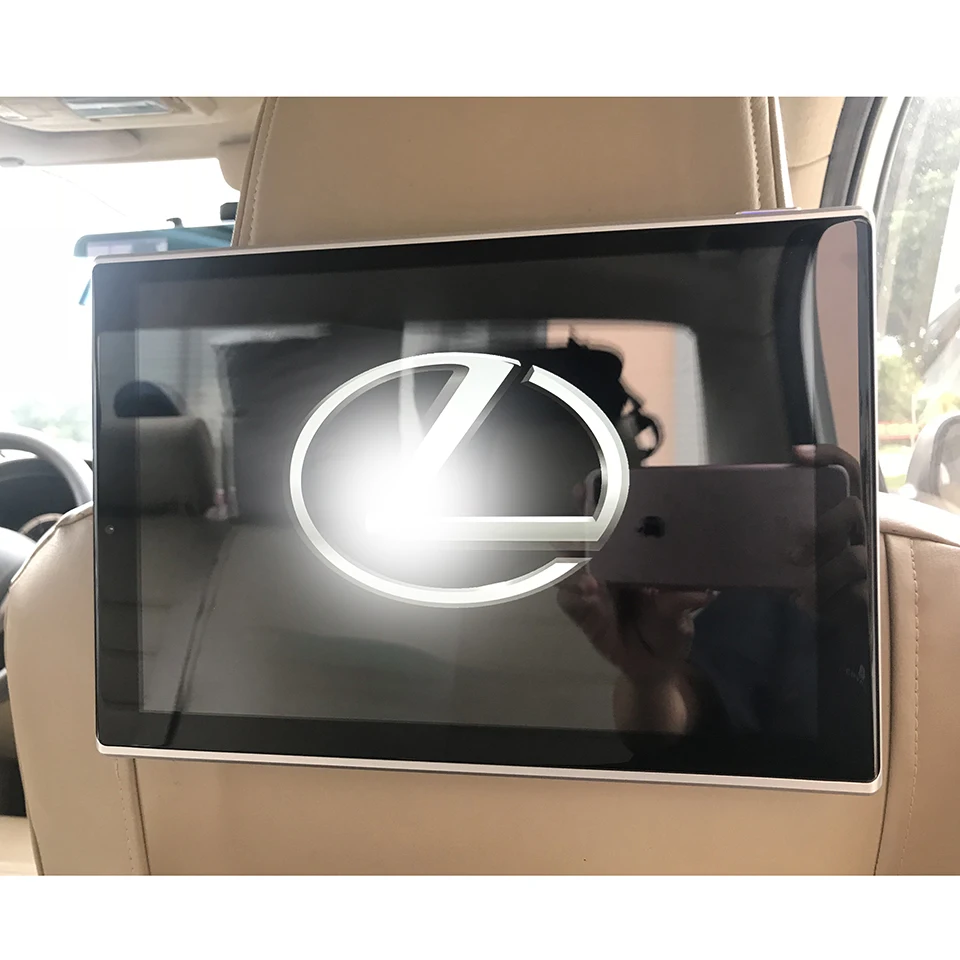 Discount Car Television Headrest Video Monitor Multimedia Player For Lexus NX Class LCD Android 7.1 System Back Seat TV Screen 11.8 inch 0