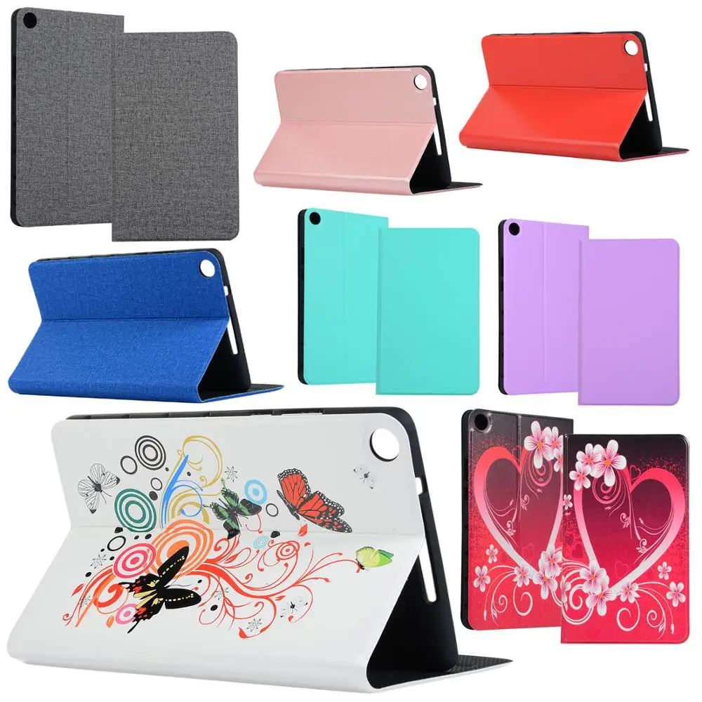 

Magnet Cover Flip Stand Leather Skin Coque Case Funda Capa For Huawei MediaPad T5 8.0 M5 Lite 8.0 JDN2-W09/AL00 Honor Pad 5 8.0"