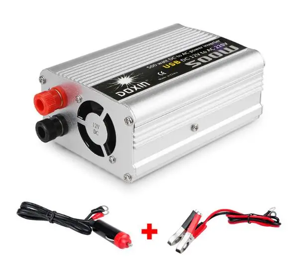 500W Car Inverter 12v 220v 50Hz Auto Inverter 12 220 Cigarette Lighter Plug Power Converter