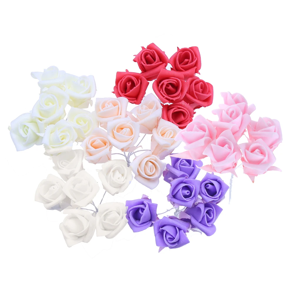 72PCS LOT Colors 25cm Tulip Foam Flowers PE Artificial Flowers For