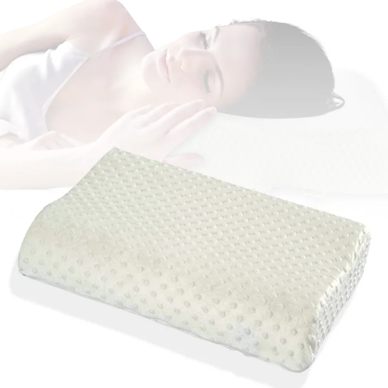 IDOSHOW White Soft Memory Foam Pillow Adults 50x30 Head Massage Hotel