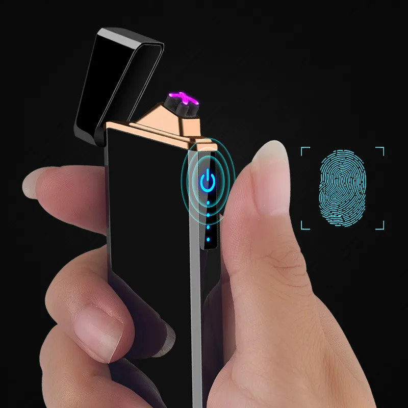 USB Charging Plasma Lighter Rechargeable Cigarette Lighters Dual Arc
