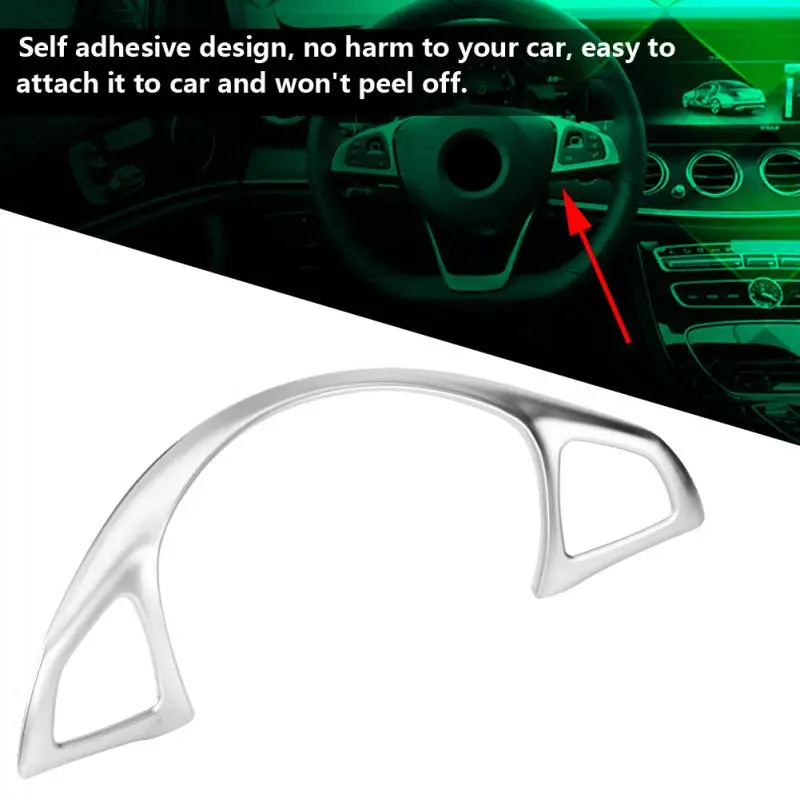 

Car Steering Wheel Frame Trim Decorative Sticker for Mercedes Benz E W213 C W205 GLC X253