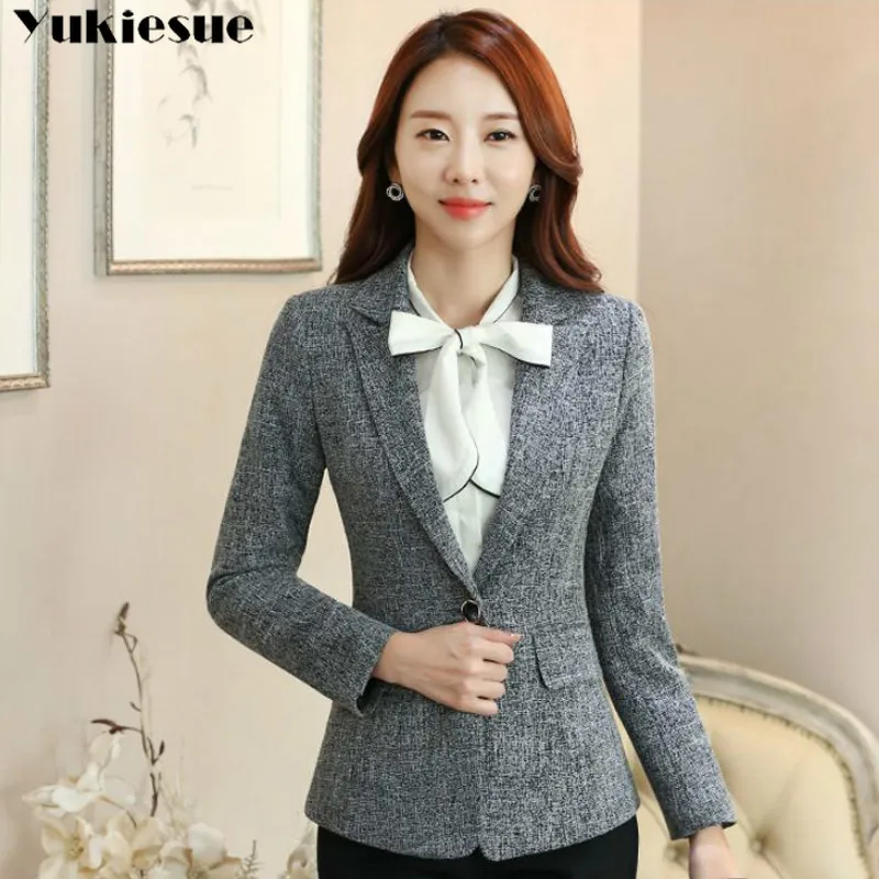 

Office Lady Work Suit Elegant Outerwear women blazers and jackets women's blazer coat long sleeve female Jacket Suit mujer
