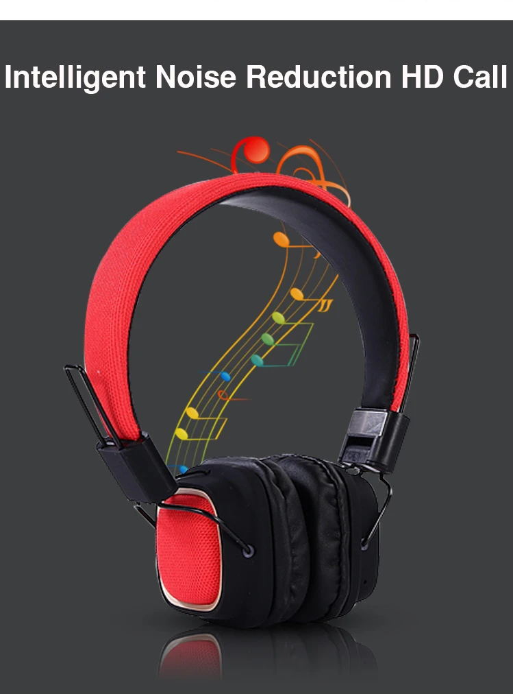 Stereo Bass Headphones Over ear bluetooth headphone noise canceling bluetooth headset cloth earphones with microphone For Phone (16)