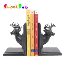 Короткая элегантная подставка для книг, Модные Винтажные Аксессуары для книг, Классическая Подставка для книг с оленем, 12*9*17(В) см