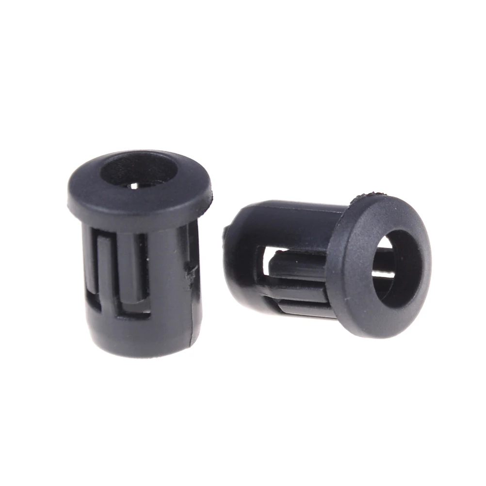 

20pcs 3mm/5mm/8mm/10mm Plastic Lamp LED Diode Holder Black Clip Bezel Socket Mount