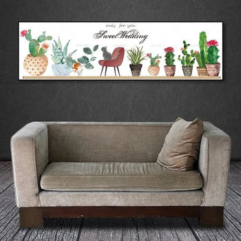 

cactus succulent plant 5d diy Diamond Painting Cross Stitch kits full square drills Diamond Embroidery home decor wedding gift