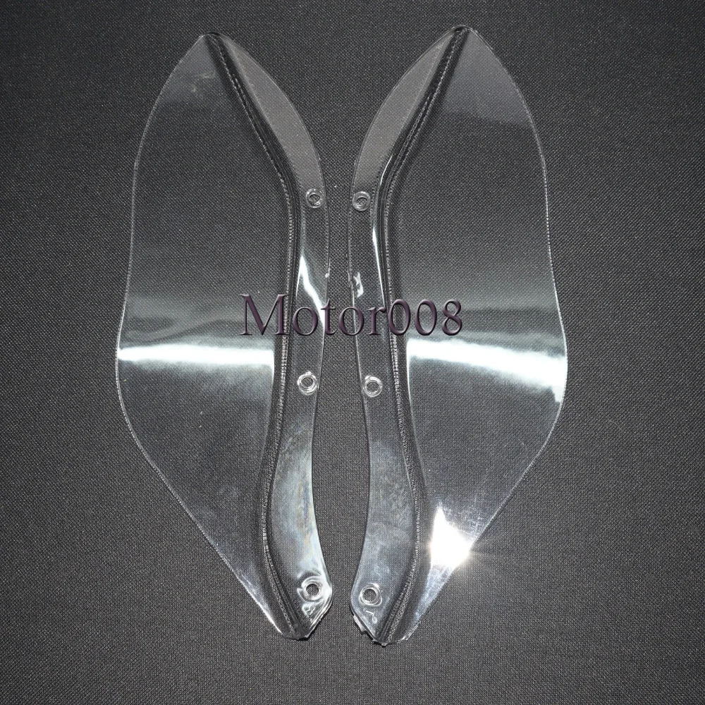 

Motorcycle Clear ABS Plastic Side Wing Windshield Air Deflectors Fits For Harley Touring FLHR FLHT FLHX 1996-2007