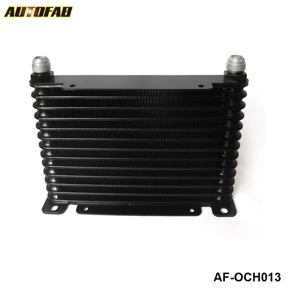 

AUTOFAB - NEW DESIGN AN10 13 ROW 32MM ALLOY RACE DRAG DRIFT BLACK OIL COOLER AF-OCH013