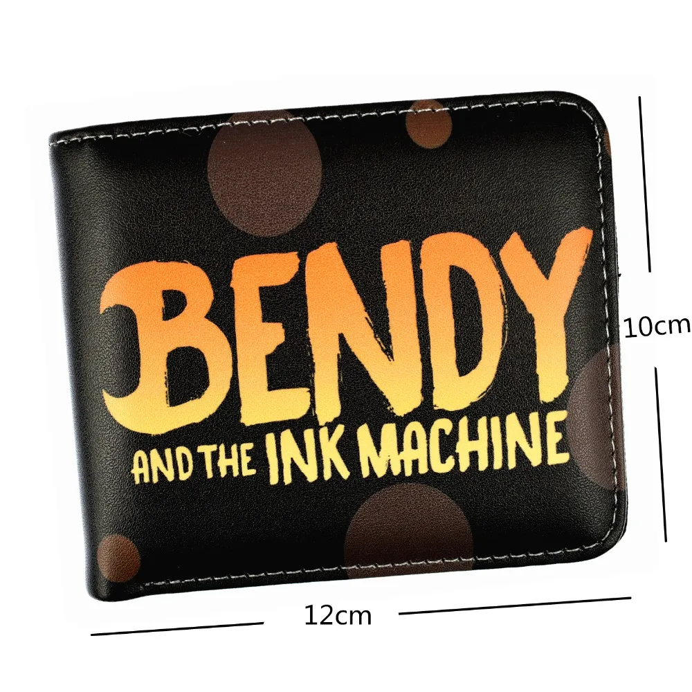 Бесплатная доставка короткий игровой кошелек Bendy And The Ink Machine с держатель для карт