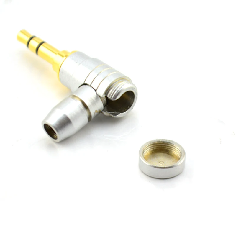 100pieces Oyaide style Straight mini plugs 3.5mm 3 pole P 3.5L plated