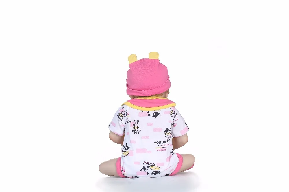 NPK кукла 19 дюймов 48 см Reborn Baby Dolls полностью силиконовая кукла Reborn Bebe виниловые игрушки подарки милые пламаты для девочек и мальчиков bonecas