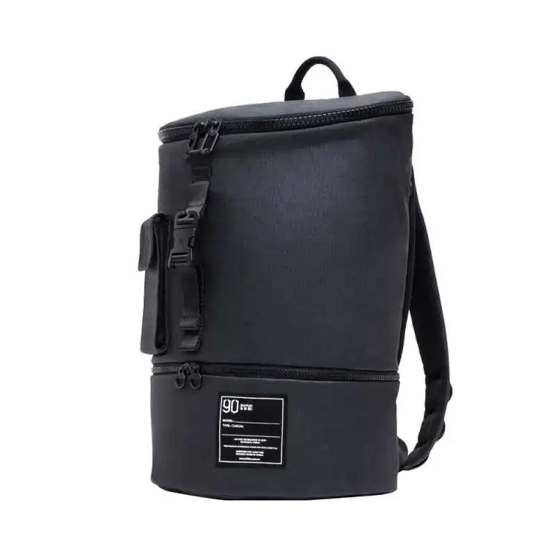 Xiaomi Mijia, Модный повседневный шикарный рюкзак, водонепроницаемый, 90FUN, мужская и женская сумка, для покупок, для ноутбука, Большой Вместительный рюкзак - Цвет: black