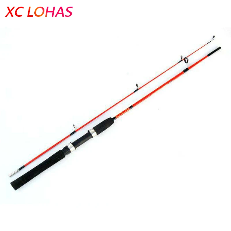 Random Color Solid Glass Fiber Lure Fishing Rod 1.2 / 1.3 / 1.4M for River Lake Sea Boat Fishing Low Price Fly Fishing Pole