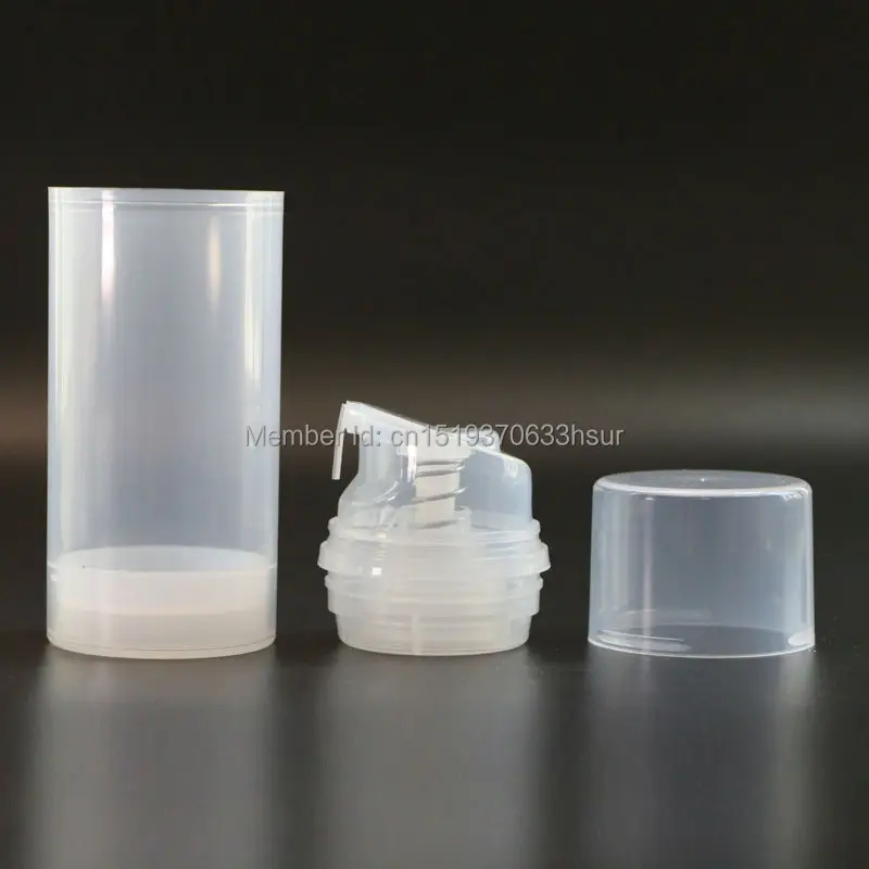Makeup Tools Transparent Essence Pump Plastic Airless Bottles For Lotion Shampoo Bath Cosmetic Container 10Pcs/Lot