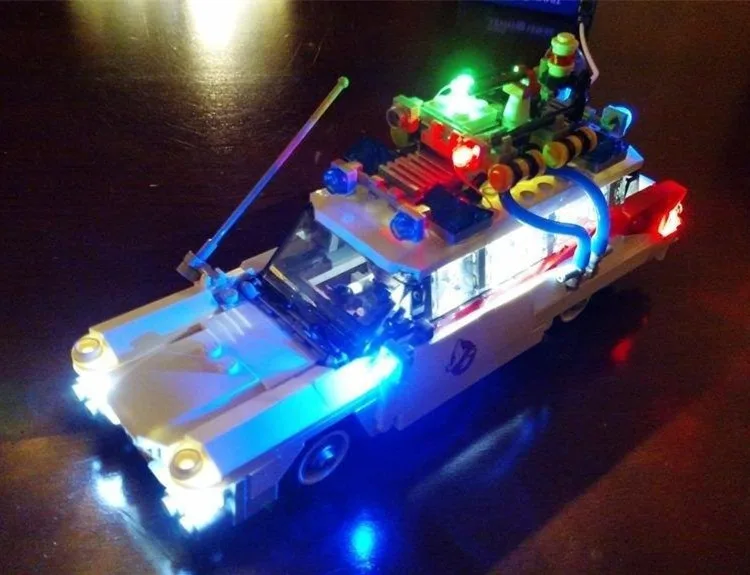 Kaufen LED Licht Kit (nur licht enthalten) für 21108 blocks set Kompatibel mit Ghostbusters Ecto 1 ziegel (Auto Nicht Enthalten)