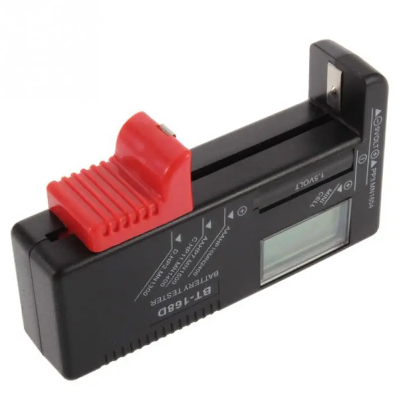 

High quality Battery tester BT-168D Battery capacity tester Universal Battery Tester AA AAA C D 9V Button Checker