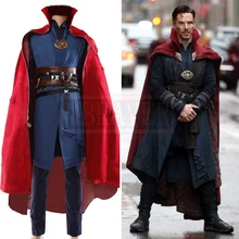 Doctor Strange Cosplay Costume Stephen Steve Vincent Strange Costume Marvel Movie Superhero Costume Custom Made Carnival Costume