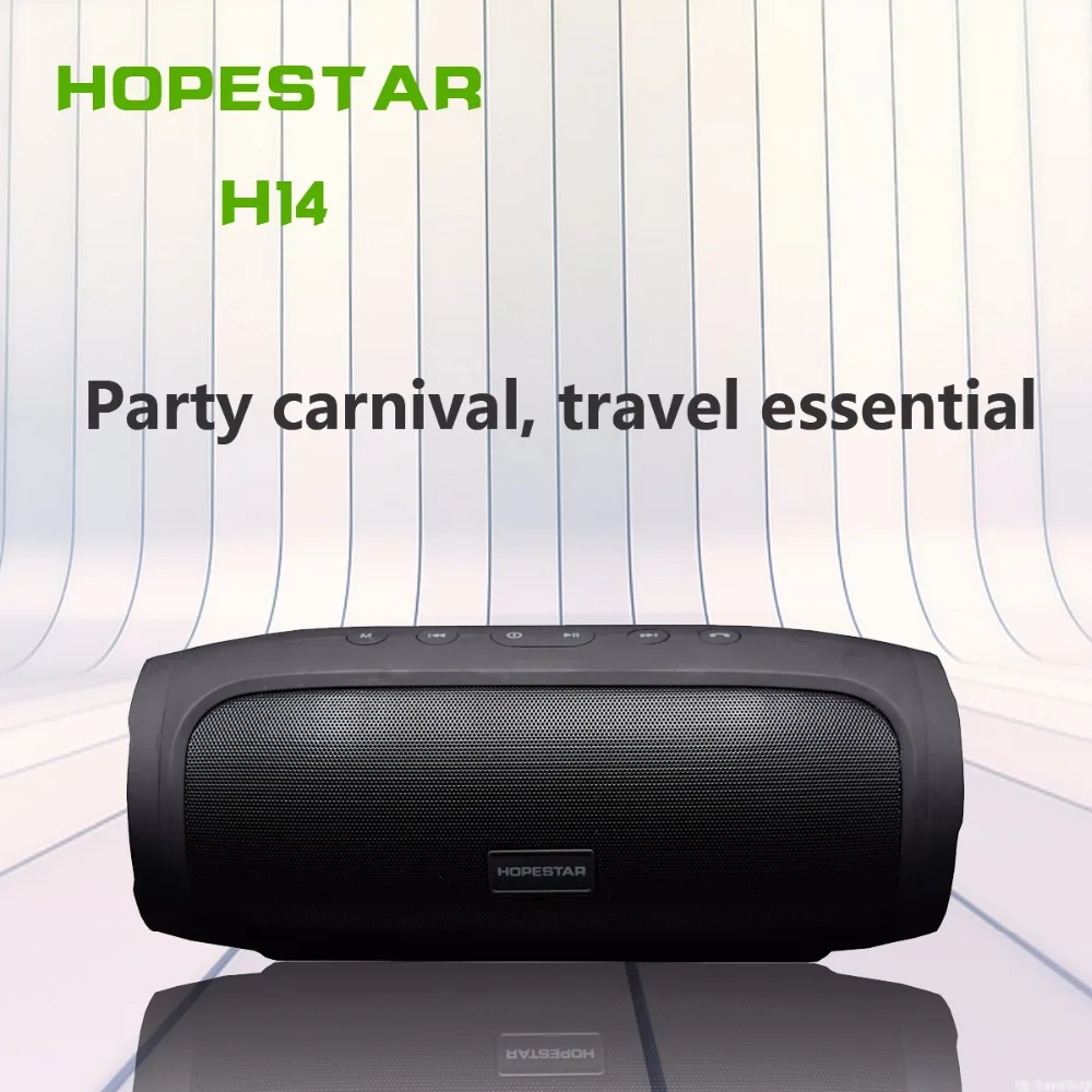 HOPESTAR H14 Charge3 Bluetooth динамик открытый беспроводной портативный сабвуфер бас звук PowerBank Громкий динамик для телефона TF AUX USB