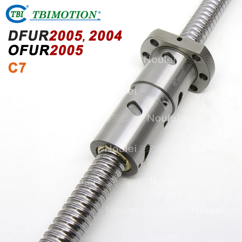 

TBI C7 2005 Ball Screws 800mm with DFU2005 Flange Ballnut ball screw 20mm