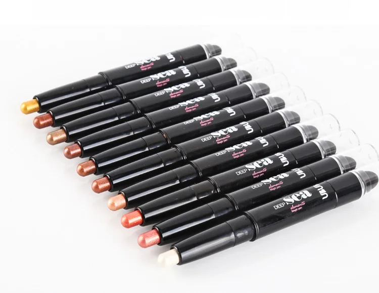 UBUB Double Head Eyeshadow Pencil Shimmer Luminous Earth Color Long Lasting Glitter Eye Shadow Palette Eyeshadows Korean Makeup (17)