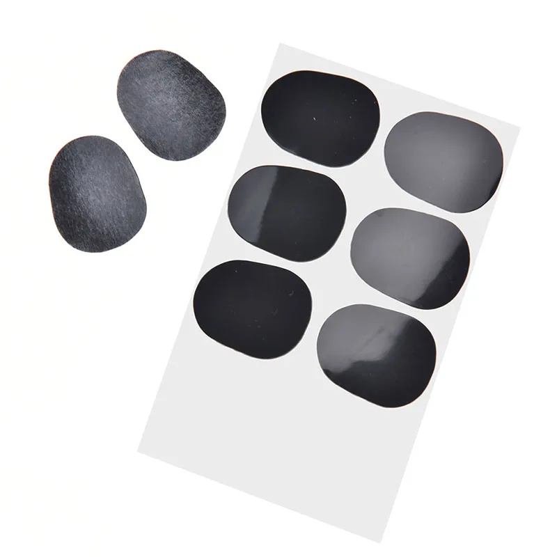

8PCS 0.8mm Thickness Black Rubber Soprano Saxophone Sax Clarinet Mouthpiece Pads Patches Cushions