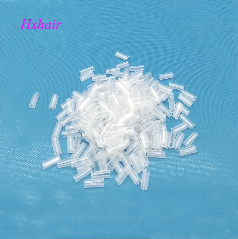 

Wholesale - 1000pcs Simple Shrinkable Tube / Black & Transparent / Hair Extension Tools