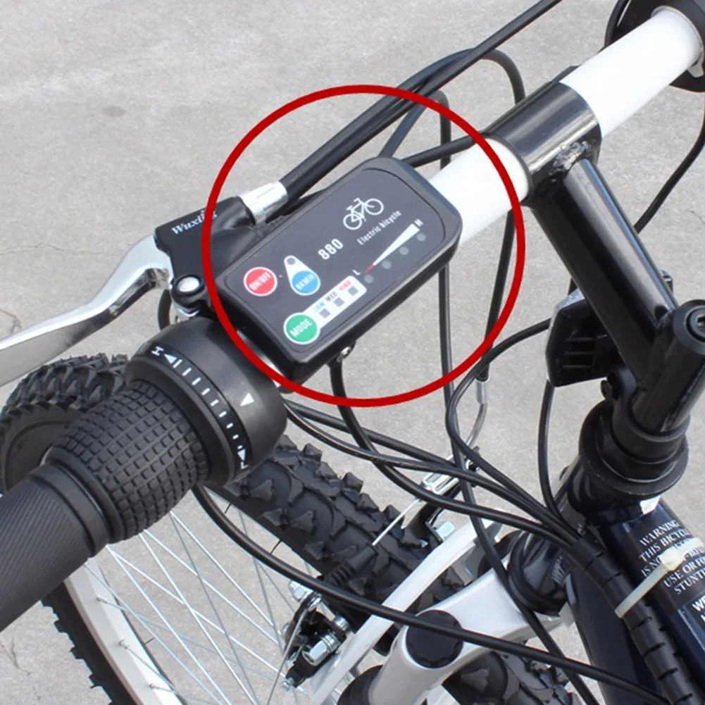 36V 48V Electric Bicycle Panel Ebike Meter Easy Install Cycling Control Part Stable Durable LED Display Accessories Smart