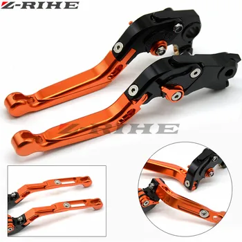 

Adjustable Folding Extendable Brake Clutch Lever For KTM 690 SMC SMCR 690SMC SMC-R 14 15 16 WITH LOGO Free shipping Motorcycle