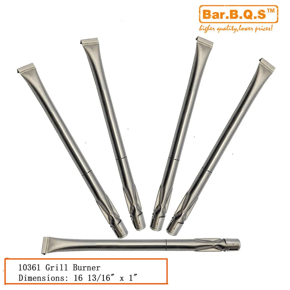 Gas Grill Stainless Steel Burner 4 Pack for Charmglow