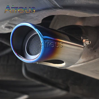 

1PCS Car Exhaust Muffler Pipe Tip Covers For Kia RIO K2 Ford Focus 2 Focus 3 Silencer Decorate Accessories