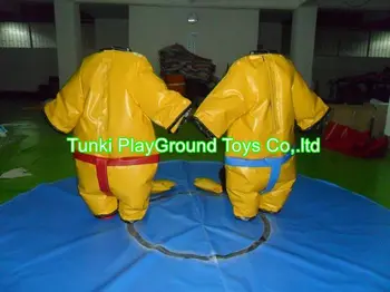 

Custom fighting inflatable sports games / kids and adult sumo wrestling suits for sale