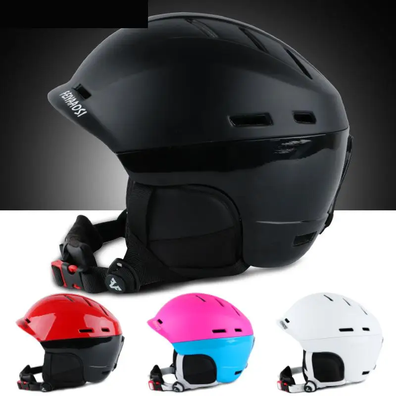 

New Outdoor Skiing Helmet For Adult Winter Climbing Snow Mountain Cold And Warm Hat Windproof Riding Helmet For Men And Women