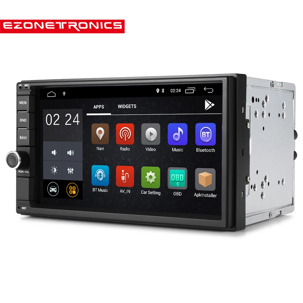 Best 7" Android 8.0 Quad Core 2G+16G Universal Double 2 Din no dvd Car Audio Stereo GPS Navigation Radio Kits Car Multimedia RDS 1