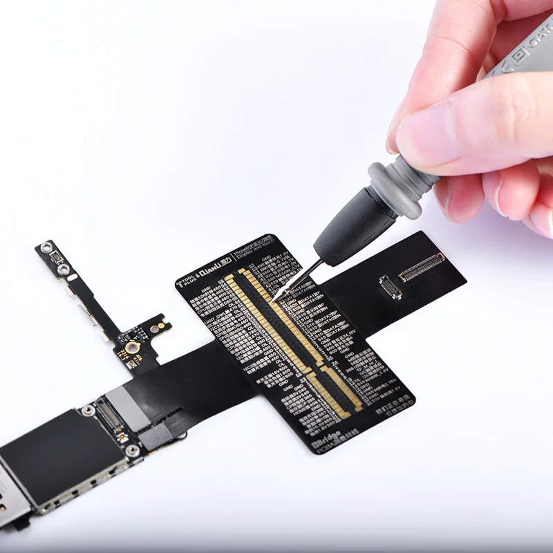 QianLi iBridge FPC Тестовый Кабель, материнская плата, контактное сопротивление, напряжение сигнала, тестовая линия расширения для iphone 6 6S 7 7P 8 8p x ремонт