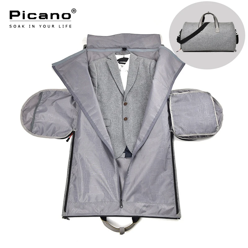 

New 2 in 1 Travel bag For Duffle Multifunction Garment Duffle Bag Durable Men Business Tourist Bag Suit luggage Organizer PCN061
