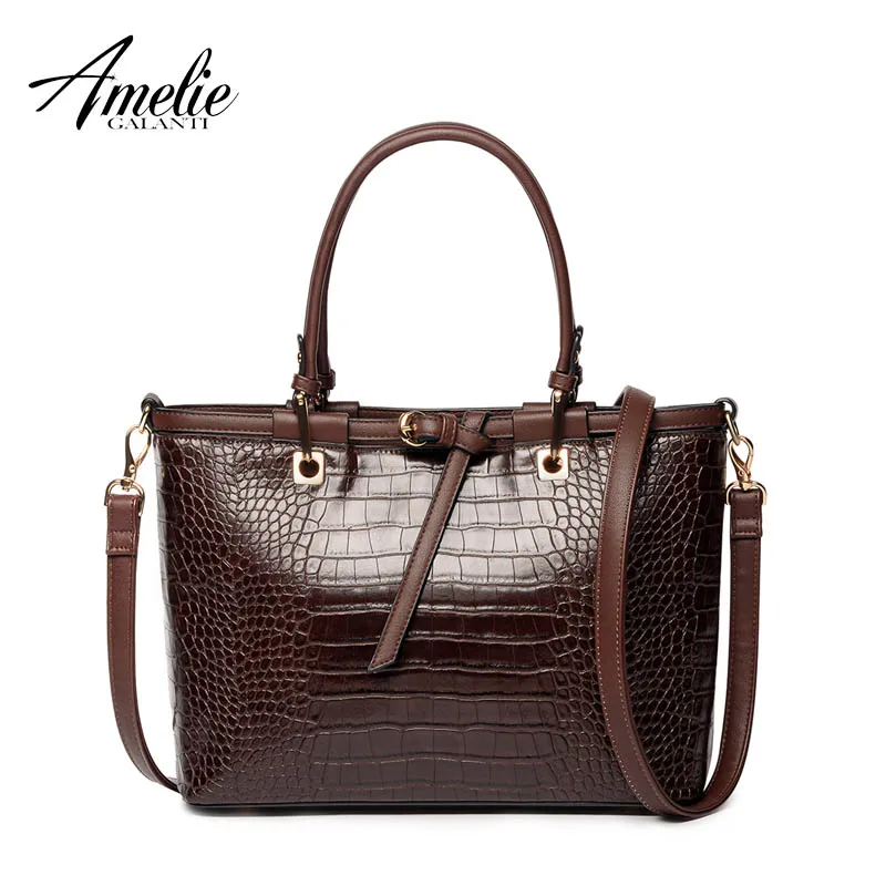 AMELIEGALANTI 2017 fashion women handbag famous designer brand bags pu women totes bag vintage serpentine shoulder bag trapeze
