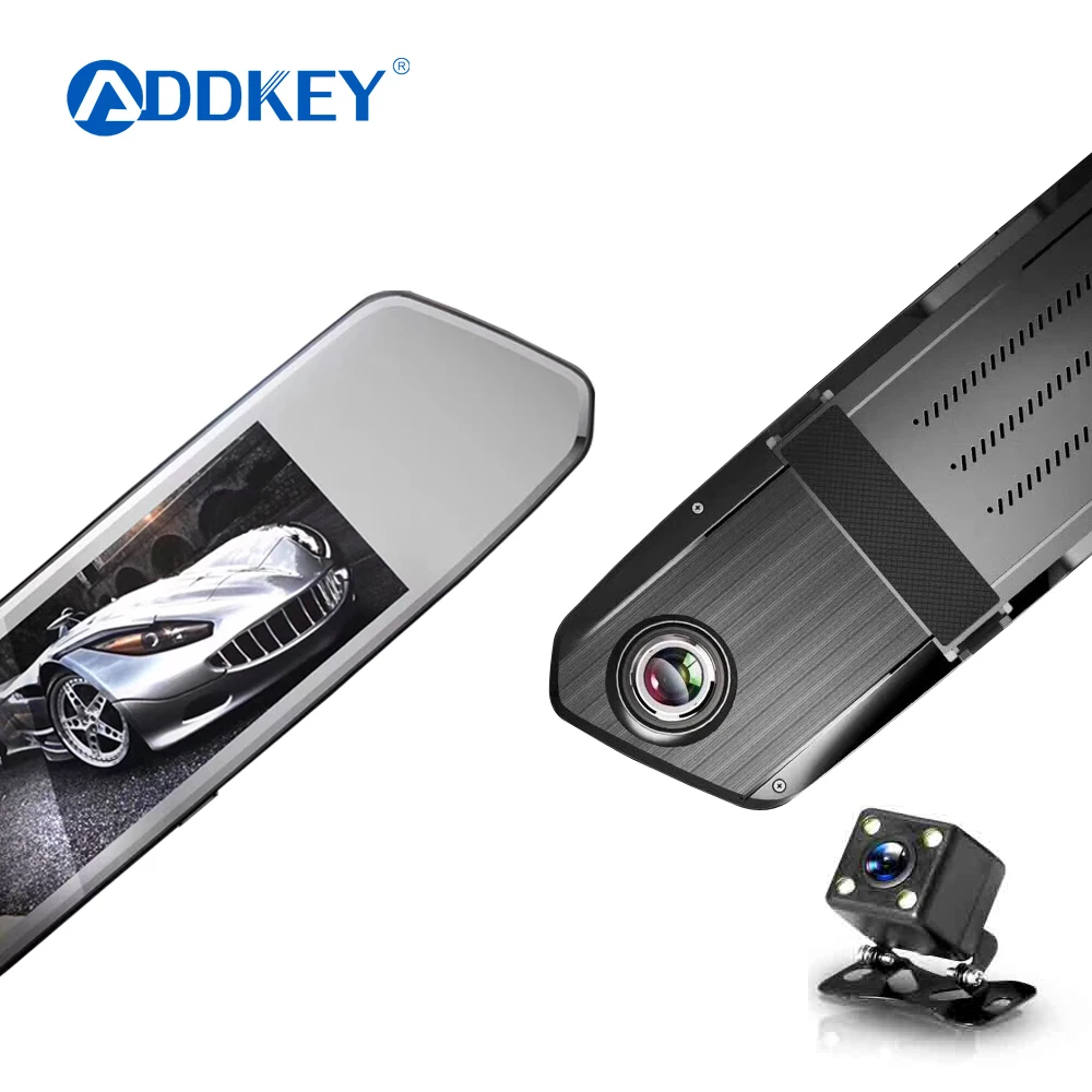 Автомобильный видеорегистратор ADDKEY D820S паровое зеркало заднего вида камера 7 IPS