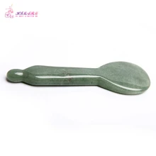 HIMABM Chinese Natural Green Aventurine Guasha Massage Tool Facial Treatment Scraping Care Healthy Tool Supplies health beauty