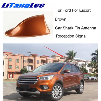 

Litanglee Car Universal Shark Fin For Ford For Escort Car Styling Car Antenna Shark Fin Antenna 3M Adhesive Auto Exterior Refit