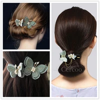 Buy 20PCS Double-Layer Embroidery Butterflies 3D Handmade Butterfly Patch Appliques For Jewlery Making Hair Accessories Online - Image 6