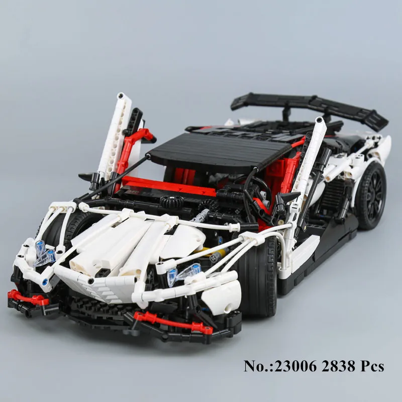 

In Stock H&HXY Technic 23006 2838Pcs Genuine The Hatchback Type R Set Lepin Building Blocks Bricks Toy Children Gifts Model