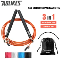 Crossfit velocidade pular corda profissional pular corda para mma boxe aptidão pular treino treinamento com saco de transporte cabo de reposição