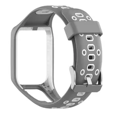 Модные спортивные мужские Ремешки для наручных часов 43,5 мм для Tomtom Runner 2/3 Spark/3 Sport заменить Мужские t силиконовый ремешок для часов Пряжка дышащая