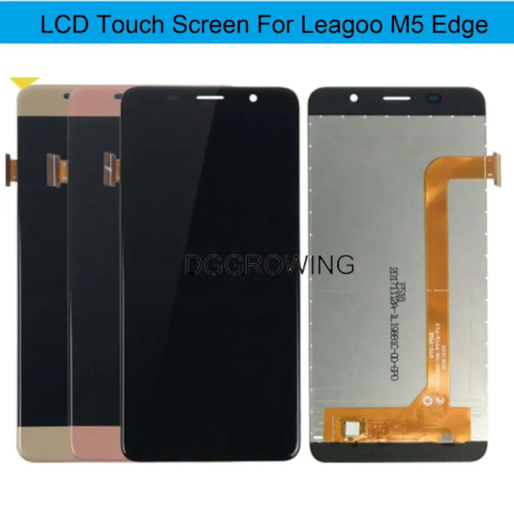 

VDG10PCS/Lot 100% Tested Well For Leagoo M5 Edge LCD Display+Touch Screen Digitizer Assembly 5.0 inch M5Edge 1280x720P Free ship