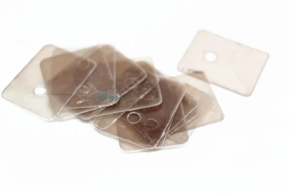 

100PCS Mica sheet for audio power amplifier hole insulation resistance to high temperature 600 degrees TO-3P 20*25*0.1MM